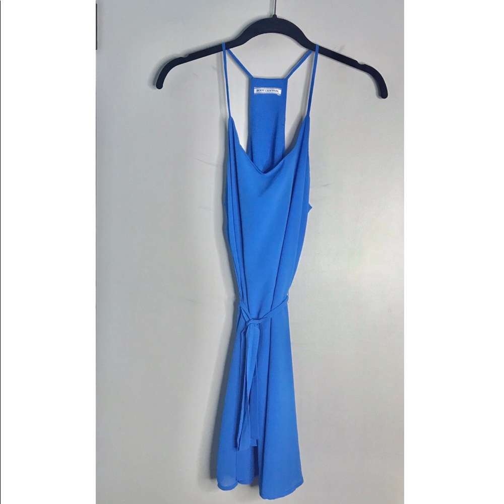 Body central flowy tie-up sun dress